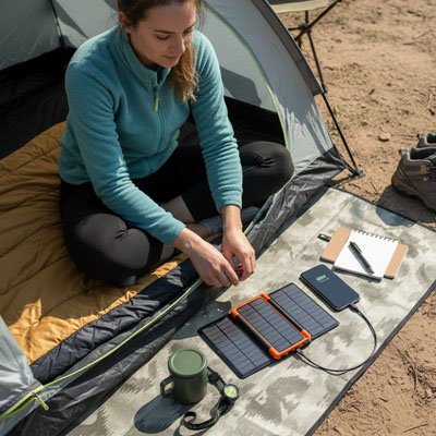 Batterie externe solaire 