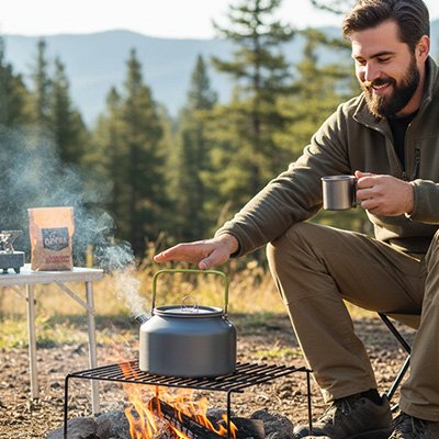 Bouilloire de voyage 