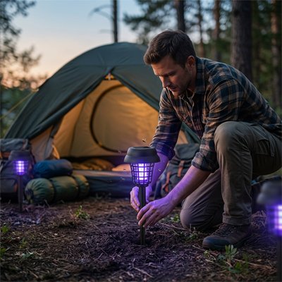 Lampe anti moustique 