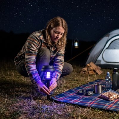 Lampe anti moustique 