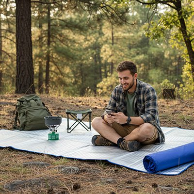 Tapis de sol pour camping 